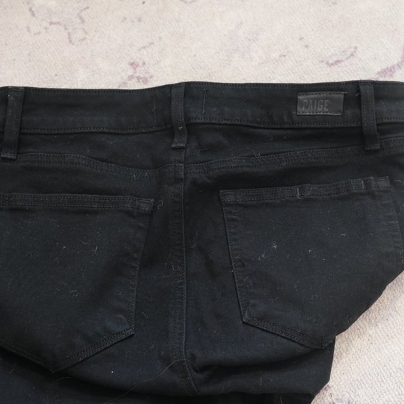 Paige Verdugo Ultra Skinny Jeans, Black (28) - Picture 7 of 7